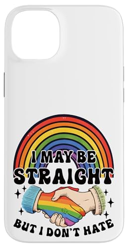 Straight Ally LGBTQ Pride Month — Unterstütze Liebe statt Hass LGBT Hülle für iPhone 14 Plus von Queer & Co Apparel.USA