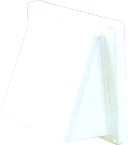 ABLUFT-TECHNIK Lüftungshaube Kunststoff weiß Lüftungshaube Kunststoff Rundanschluss für Rohr und Schlauch mit Rückstauklappe ø 125 mm in weiß von Quellmalz