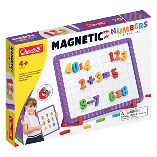 Quercetti - Magnetino Numbers Basic - Magnettafel mit Zahlen, 36x25,5 von Quercetti