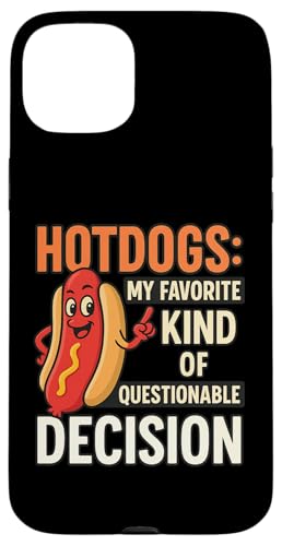 Lustiges Grill-T-Shirt mit Hotdog-Zitat für Freunde und Familie Hülle für iPhone 15 Plus Lustiges Grill-T-Shirt mit Hotdog-Zitat für Freunde und Familie Hülle für iPhone 15 Plus von Questionable Decisions Funny Hotdog Quote
