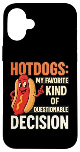 Lustiges Grill-T-Shirt mit Hotdog-Zitat für Freunde und Familie Hülle für iPhone 16 Plus Lustiges Grill-T-Shirt mit Hotdog-Zitat für Freunde und Familie Hülle für iPhone 16 Plus von Questionable Decisions Funny Hotdog Quote