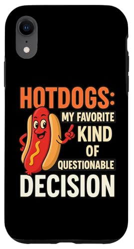Lustiges Grill-T-Shirt mit Hotdog-Zitat für Freunde und Familie Hülle für iPhone XR Lustiges Grill-T-Shirt mit Hotdog-Zitat für Freunde und Familie Hülle für iPhone XR von Questionable Decisions Funny Hotdog Quote