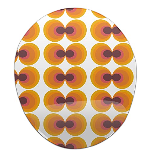 Questo Casa, Ergonomisches Mauspad mit Handgelenkauflage, Digital Bedruckt Mauspad Anti-Sehnenscheide Probleme, rutschfeste Unterseite, für Büro und Zuhause, Größe: 20x23 cm von Questo Casa