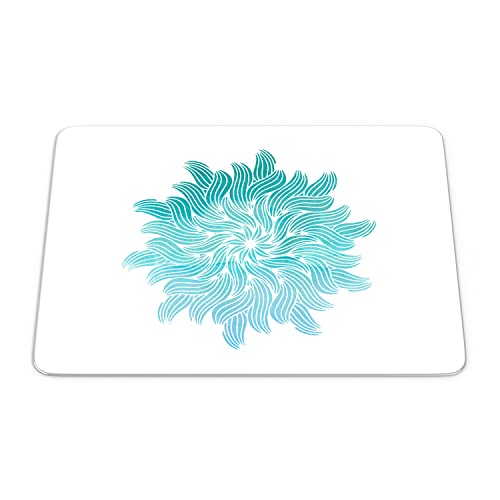Questo Casa, Rechteck Digital Bedruckt Mauspad, rutschfeste Unterseite, für Büro und Zuhause, Größe: 22x18 cm von Questo Casa