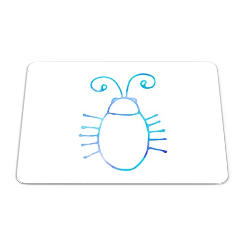 Questo Casa, Rechteck Digital Bedruckt Mauspad, rutschfeste Unterseite, für Büro und Zuhause, Größe: 22x18 cm von Questo Casa