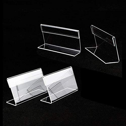 12 PCs Klar Kartenhalter Einzelhandel Preisschild Label Regal Acryl Regal Waren Zeichen Display Halter für Shop Büro 6X4 Cm 12 PCs Klar Kartenhalter Einzelhandel Preisschild Label Regal Acryl Regal Waren Zeichen Display Halter für Shop Büro 6X4 Cm von Queta