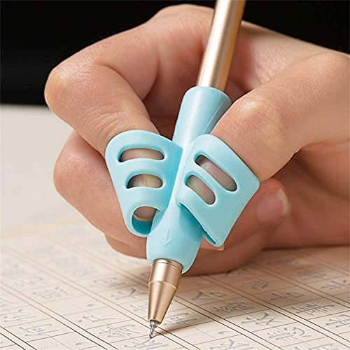 Bleistift Griffe, Queta 6 Teile Silikon Schreibhilfe Ausbildung fur Kinder Bleistifthalter Stift Schreibhilfe Grip Haltungskorrektur Werkzeug von Queta