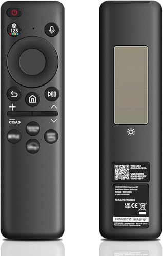 BN59-01432A Ersatz Fernbedienung für Samsung, Universal Solar Sprachfernbedienung für Samsung Smart TVs mit 4 Shortcut Tasten,Kompatibel mit Samsung 2021-2022 Smart 4K HD TV BN59-01432A Ersatz Fernbedienung für Samsung, Universal Solar Sprachfernbedienung für Samsung Smart TVs mit 4 Shortcut Tasten,Kompatibel mit Samsung 2021-2022 Smart 4K HD TV von Quevati