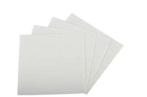 Quicky Airlaid-Servietten, 1 lagig, weiß , 40 x 40 cm 1/4 Falz, 4er Pack (4 x 50 Stück) von Quicky