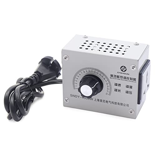 Spannungsregler AC SCR Drehzahlregler Motor Modul Dimmer Digitaler Spannungsregler 4000W 220V Elektronischer Spannung Drehzahl Regler Spannungsregler von Quiltern