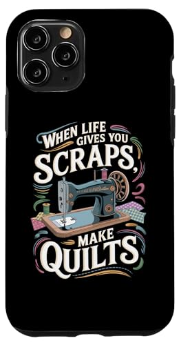 Happy Quilting Motivational Quilting Quote Quilting Hülle für iPhone 11 Pro von Quilting Fun Playful Sewing Quilting Quotes