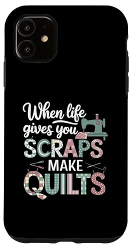 Happy Quilting Motivational Quilting Quote Quilting Hülle für iPhone 11 von Quilting Fun Playful Sewing Quilting Quotes