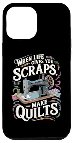 Happy Quilting Motivational Quilting Quote Quilting Hülle für iPhone 12 Pro Max von Quilting Fun Playful Sewing Quilting Quotes