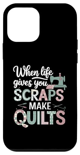 Happy Quilting Motivational Quilting Quote Quilting Hülle für iPhone 12 mini von Quilting Fun Playful Sewing Quilting Quotes