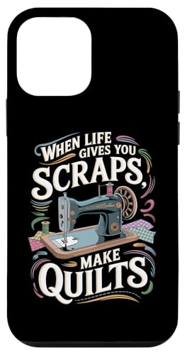 Happy Quilting Motivational Quilting Quote Quilting Hülle für iPhone 12 mini von Quilting Fun Playful Sewing Quilting Quotes
