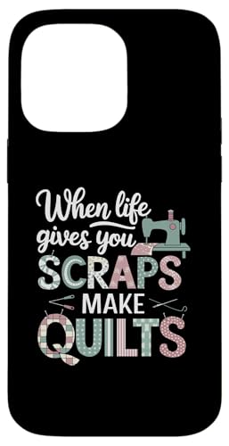 Happy Quilting Motivational Quilting Quote Quilting Hülle für iPhone 14 Pro Max von Quilting Fun Playful Sewing Quilting Quotes