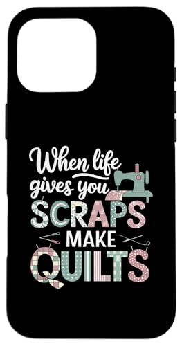 Happy Quilting Motivational Quilting Quote Quilting Hülle für iPhone 16 Pro Max Happy Quilting Motivational Quilting Quote Quilting Hülle für iPhone 16 Pro Max von Quilting Fun Playful Sewing Quilting Quotes