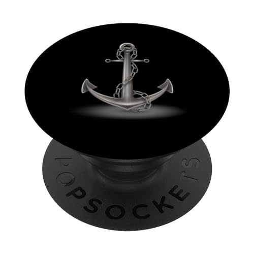 Anker mit Kette Realistische Stile PopSockets mit austauschbarem PopGrip Anker mit Kette Realistische Stile PopSockets mit austauschbarem PopGrip von Quinn Cafe