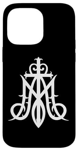 Ave Maria Monogramm Hülle für iPhone 14 Pro Max von Quinn Cafe