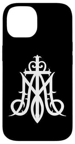 Ave Maria Monogramm Hülle für iPhone 14 von Quinn Cafe