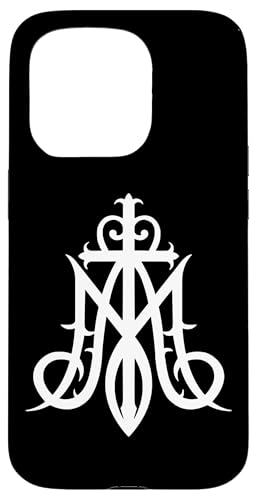 Ave Maria Monogramm Hülle für iPhone 15 Pro Ave Maria Monogramm Hülle für iPhone 15 Pro von Quinn Cafe