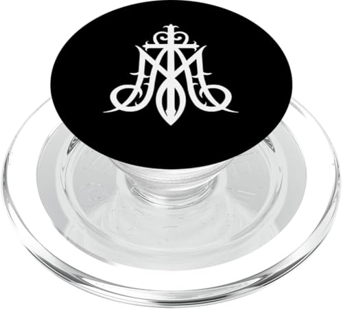 Ave Maria Monogramm PopSockets PopGrip für MagSafe Ave Maria Monogramm PopSockets PopGrip für MagSafe von Quinn Cafe