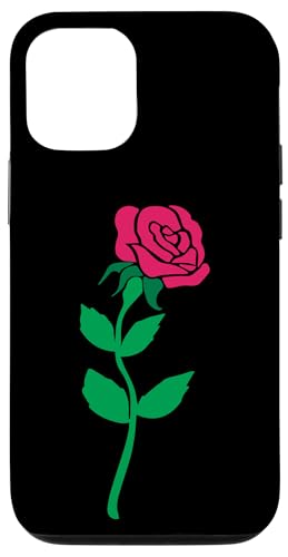 Ein Stiel von Rosen Blume Einfach Clipart Hülle für iPhone 12/12 Pro Ein Stiel von Rosen Blume Einfach Clipart Hülle für iPhone 12/12 Pro von Quinn Cafe