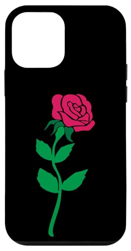 Ein Stiel von Rosen Blume Einfach Clipart Hülle für iPhone 12 mini Ein Stiel von Rosen Blume Einfach Clipart Hülle für iPhone 12 mini von Quinn Cafe