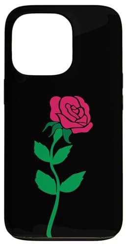 Ein Stiel von Rosen Blume Einfach Clipart Hülle für iPhone 13 Pro Ein Stiel von Rosen Blume Einfach Clipart Hülle für iPhone 13 Pro von Quinn Cafe