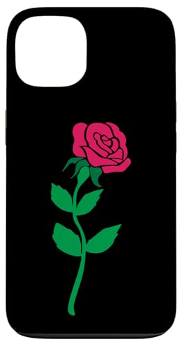 Ein Stiel von Rosen Blume Einfach Clipart Hülle für iPhone 13 Ein Stiel von Rosen Blume Einfach Clipart Hülle für iPhone 13 von Quinn Cafe