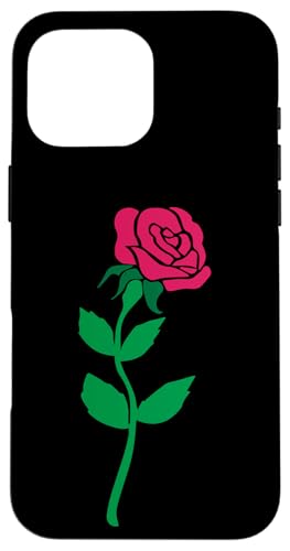 Ein Stiel von Rosen Blume Einfach Clipart Hülle für iPhone 16 Pro Max Ein Stiel von Rosen Blume Einfach Clipart Hülle für iPhone 16 Pro Max von Quinn Cafe