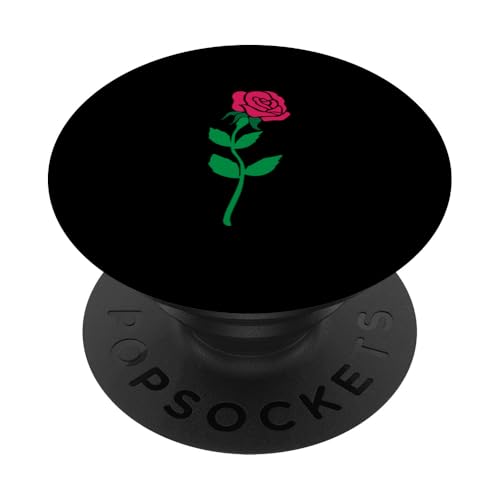 Ein Stiel von Rosen Blume Einfach Clipart PopSockets Klebender PopGrip Ein Stiel von Rosen Blume Einfach Clipart PopSockets Klebender PopGrip von Quinn Cafe