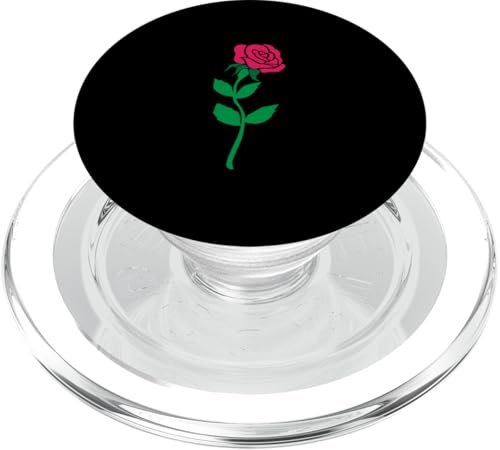 Ein Stiel von Rosen Blume Einfach Clipart PopSockets PopGrip für MagSafe Ein Stiel von Rosen Blume Einfach Clipart PopSockets PopGrip für MagSafe von Quinn Cafe