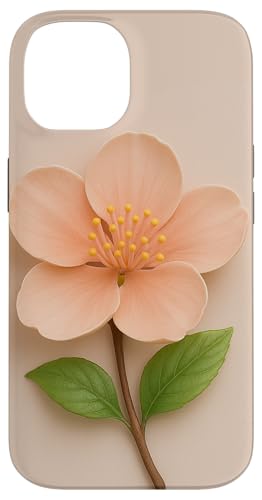 Eine ästhetische Pfirsichblüte Hülle für iPhone 14 von Quinn Cafe