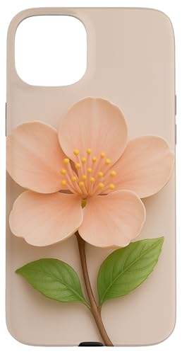 Eine ästhetische Pfirsichblüte Hülle für iPhone 15 Plus Eine ästhetische Pfirsichblüte Hülle für iPhone 15 Plus von Quinn Cafe
