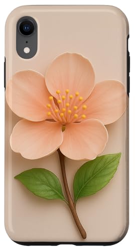 Eine ästhetische Pfirsichblüte Hülle für iPhone XR Eine ästhetische Pfirsichblüte Hülle für iPhone XR von Quinn Cafe
