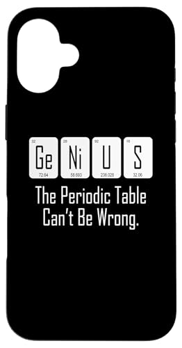Genius Periodensystem Chemie Hülle für iPhone 16 Plus Genius Periodensystem Chemie Hülle für iPhone 16 Plus von Quinn Cafe