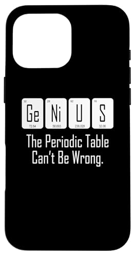 Genius Periodensystem Chemie Hülle für iPhone 16 Pro Max Genius Periodensystem Chemie Hülle für iPhone 16 Pro Max von Quinn Cafe