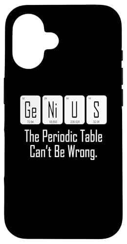 Genius Periodensystem Chemie Hülle für iPhone 16 Genius Periodensystem Chemie Hülle für iPhone 16 von Quinn Cafe