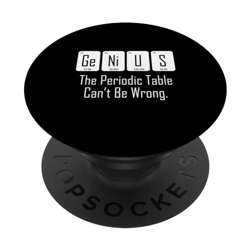 Genius Periodensystem Chemie PopSockets Klebender PopGrip Genius Periodensystem Chemie PopSockets Klebender PopGrip von Quinn Cafe