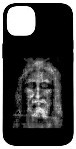 Heiliges Gesicht Jesu vom Grabtuch von Turin Christlicher Glaube Hülle für iPhone 14 Plus von Quinn Cafe
