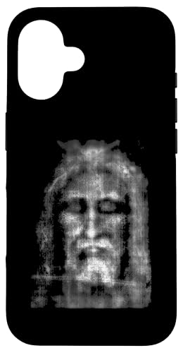 Heiliges Gesicht Jesu vom Grabtuch von Turin Christlicher Glaube Hülle für iPhone 16 von Quinn Cafe
