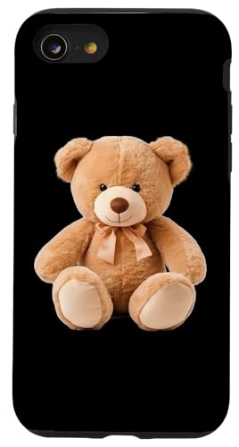 Hellbrauner Plüschbär Hülle für iPhone SE (2020) / 7 / 8 von Quinn Cafe