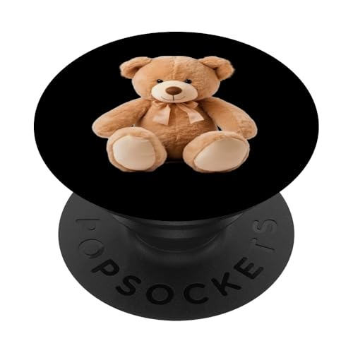 Hellbrauner Plüschbär PopSockets Klebender PopGrip Hellbrauner Plüschbär PopSockets Klebender PopGrip von Quinn Cafe