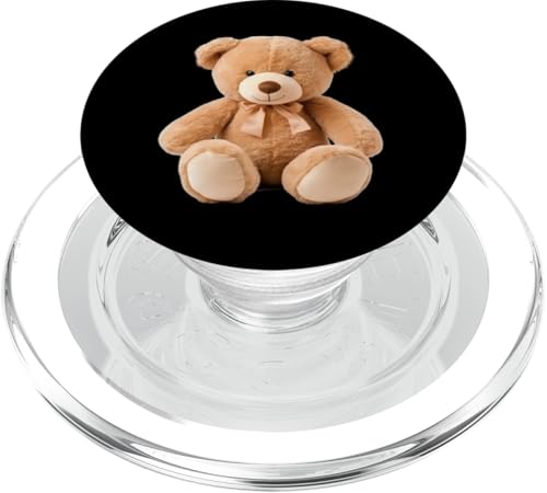Hellbrauner Plüschbär PopSockets PopGrip für MagSafe Hellbrauner Plüschbär PopSockets PopGrip für MagSafe von Quinn Cafe
