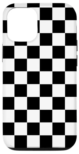 Hülle für iPhone 15 Pro Schachbrett kariert quadratisch schwarz weiß Hülle für iPhone 15 Pro Schachbrett kariert quadratisch schwarz weiß von Quinn Cafe