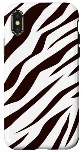 Hülle für iPhone X/XS Zebra Schwarz Weiß Muster Hülle für iPhone X/XS Zebra Schwarz Weiß Muster von Quinn Cafe