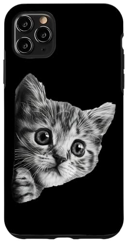 Peeking Grey Cat Hülle für iPhone 11 Pro Max Peeking Grey Cat Hülle für iPhone 11 Pro Max von Quinn Cafe