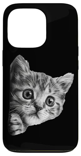 Peeking Grey Cat Hülle für iPhone 13 Pro Peeking Grey Cat Hülle für iPhone 13 Pro von Quinn Cafe