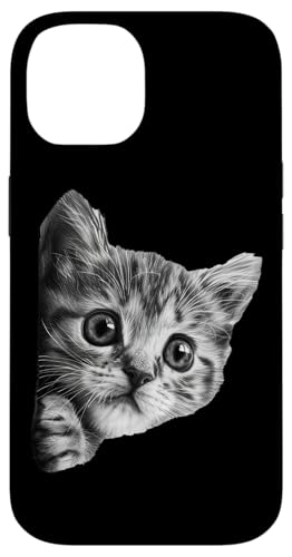 Peeking Grey Cat Hülle für iPhone 14 Peeking Grey Cat Hülle für iPhone 14 von Quinn Cafe